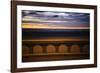Sea beach at dusk, Seaside, Oregon, USA-Panoramic Images-Framed Photographic Print