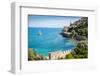 Sea Beach  in Alanya, Turkey-Olga Gavrilova-Framed Photographic Print