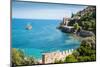 Sea Beach  in Alanya, Turkey-Olga Gavrilova-Mounted Photographic Print