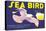 Sea Bird Lemon Label-null-Stretched Canvas