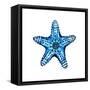 Sea Blue Starfish-Crystal Smith-Framed Stretched Canvas