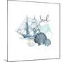 Sea Blues 1-Kimberly Allen-Mounted Premium Giclee Print