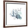 Sea Blues 1-Kimberly Allen-Framed Art Print