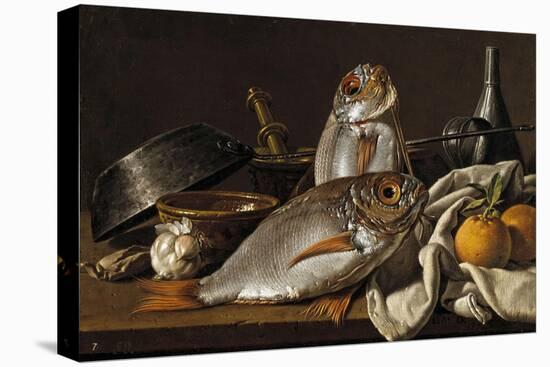 Sea-Bream and Oranges, 1772-Luis Egidio Meléndez-Stretched Canvas