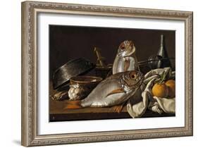 Sea-Bream and Oranges, 1772-Luis Egidio Meléndez-Framed Giclee Print