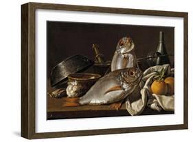 Sea-Bream and Oranges, 1772-Luis Egidio Meléndez-Framed Giclee Print