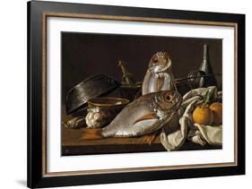 Sea-Bream and Oranges, 1772-Luis Egidio Meléndez-Framed Giclee Print