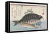 Sea Bream, Sweetfish and Nandina Branches, C. 1840-Utagawa Hiroshige-Framed Stretched Canvas