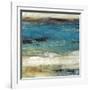 Sea Breeze Abstract I-null-Framed Art Print