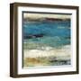 Sea Breeze Abstract I-null-Framed Art Print