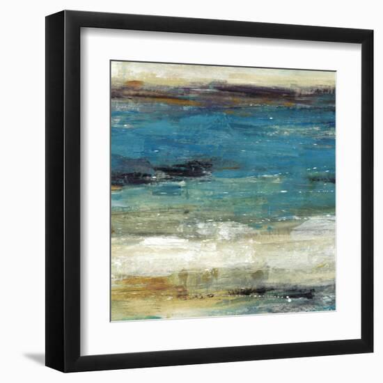 Sea Breeze Abstract I-null-Framed Art Print