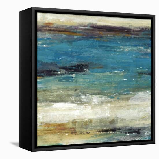 Sea Breeze Abstract I-null-Framed Stretched Canvas