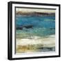 Sea Breeze Abstract I-null-Framed Art Print