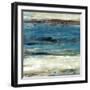 Sea Breeze Abstract II-null-Framed Art Print