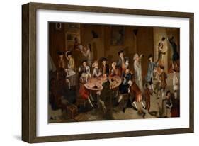 Sea Captains Carousing in Surinam, C.1752-58-John Greenwood-Framed Giclee Print