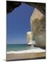 Sea Cave, Beach and Cliffs, Tunnel Beach, Dunedin, South Island, New Zealand-David Wall-Mounted Photographic Print