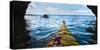 Sea Cave Kayaking Apostle Islands National Lakeshore-Steve Gadomski-Stretched Canvas