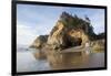 Sea Caves and Waterfall at Hug Point, Hug Point State Park, Oregon, USA-Jamie & Judy Wild-Framed Photographic Print