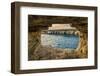 Sea caves at Cape Greco, Cyprus-Chris Mouyiaris-Framed Photographic Print