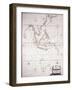 Sea Chart East of India'-null-Framed Giclee Print
