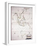 Sea Chart East of India'-null-Framed Giclee Print