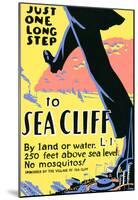 Sea Cliff Long Island NY Tourism Travel Vintage Ad Poster Print-null-Mounted Poster