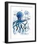 Sea Cliff Octopus-Julie Paton-Framed Art Print