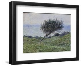 Sea Coast at Trouville-Claude Monet-Framed Art Print