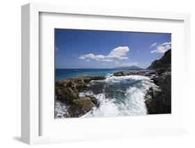 Sea Coast, Bagni Di Tiberio, Anacapri, Capri Island, Campania, Italy-Massimo Borchi-Framed Photographic Print