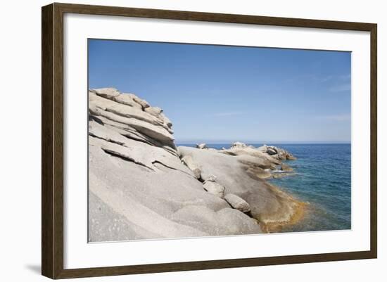 Sea Coast, Capo Sant'andrea, Italy-Guido Cozzi-Framed Photographic Print