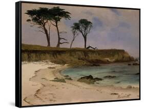 Sea Cove, c.1880-90-Albert Bierstadt-Framed Stretched Canvas