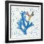 Sea Creature Coral Color-Courtney Prahl-Framed Art Print