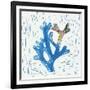 Sea Creature Coral Color-Courtney Prahl-Framed Art Print