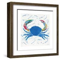 Sea Creature Crab Color-Courtney Prahl-Framed Art Print