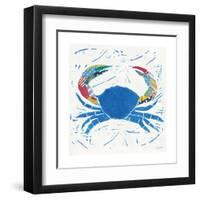 Sea Creature Crab Color-Courtney Prahl-Framed Art Print