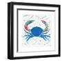 Sea Creature Crab Color-Courtney Prahl-Framed Art Print