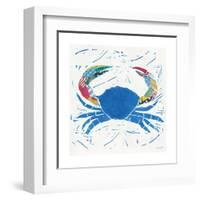 Sea Creature Crab Color-Courtney Prahl-Framed Art Print