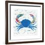 Sea Creature Crab Color-Courtney Prahl-Framed Art Print