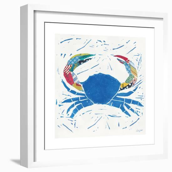 Sea Creature Crab Color-Courtney Prahl-Framed Art Print