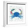 Sea Creature Crab Color-Courtney Prahl-Framed Art Print