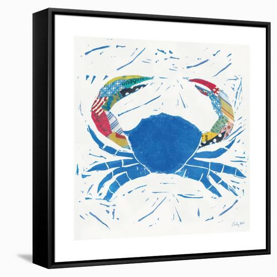 Sea Creature Crab Color-Courtney Prahl-Framed Stretched Canvas