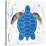 Sea Creature Turtle Color-Courtney Prahl-Stretched Canvas