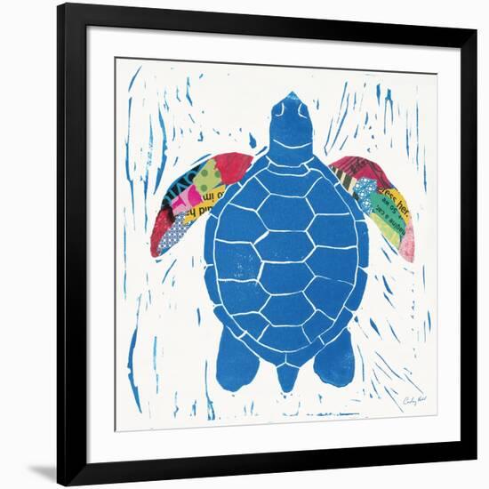 Sea Creature Turtle Color-Courtney Prahl-Framed Art Print