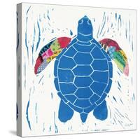 Sea Creature Turtle Color-Courtney Prahl-Stretched Canvas
