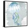 Sea Creatures 1-Kimberly Allen-Framed Stretched Canvas