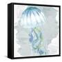 Sea Creatures 1-Kimberly Allen-Framed Stretched Canvas