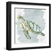 Sea Creatures 3-Kimberly Allen-Framed Art Print