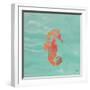 Sea Creatures on Teal III-Julie DeRice-Framed Art Print