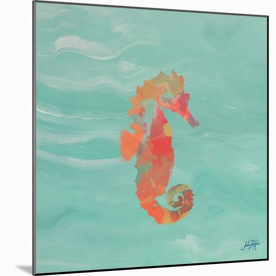 Sea Creatures on Teal III-Julie DeRice-Mounted Art Print