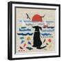 Sea Dog-Jenny Frean-Framed Giclee Print